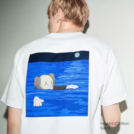 T-Shirt KAWS Blu