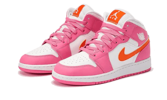 Jordan 1 Mid Pinksicle Safety Orange (GS)